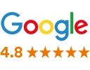 Google reviews: 4.8 stars